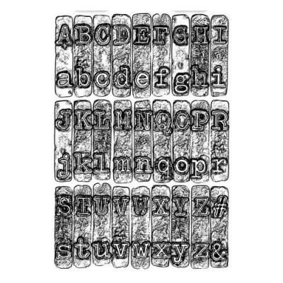 Sizzix 3-D Texture Fades Embossing Folder - Typewriter